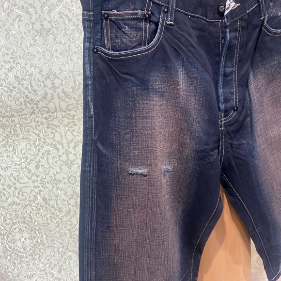 Five Pointz Vintage  Wash Fashion Shorts Sz 36 - Picture 7 of 11